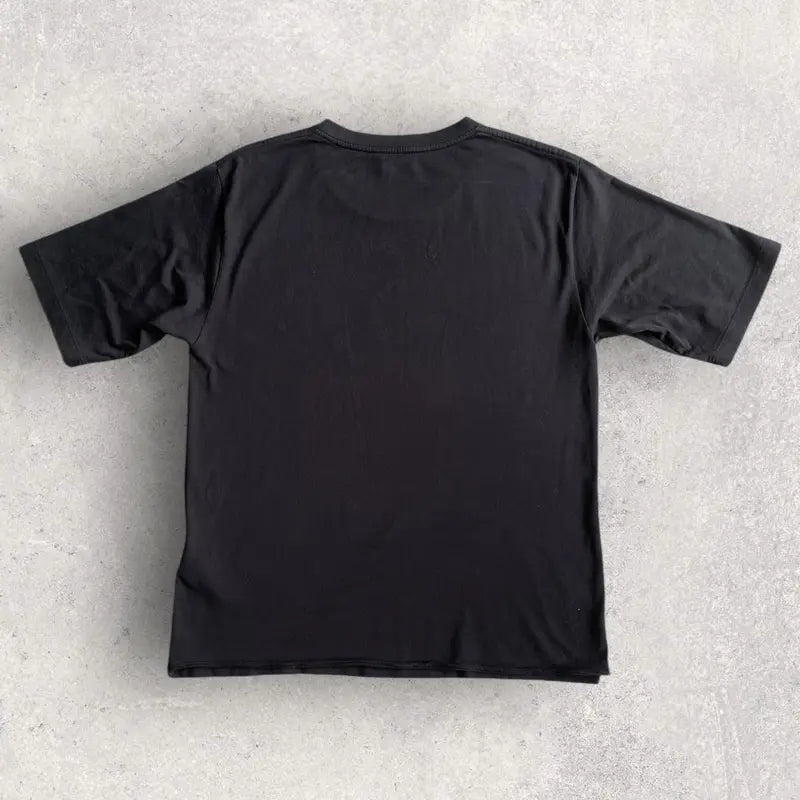Saint Laurent Paris - SLP Logo Oversize Cropped T Shirt