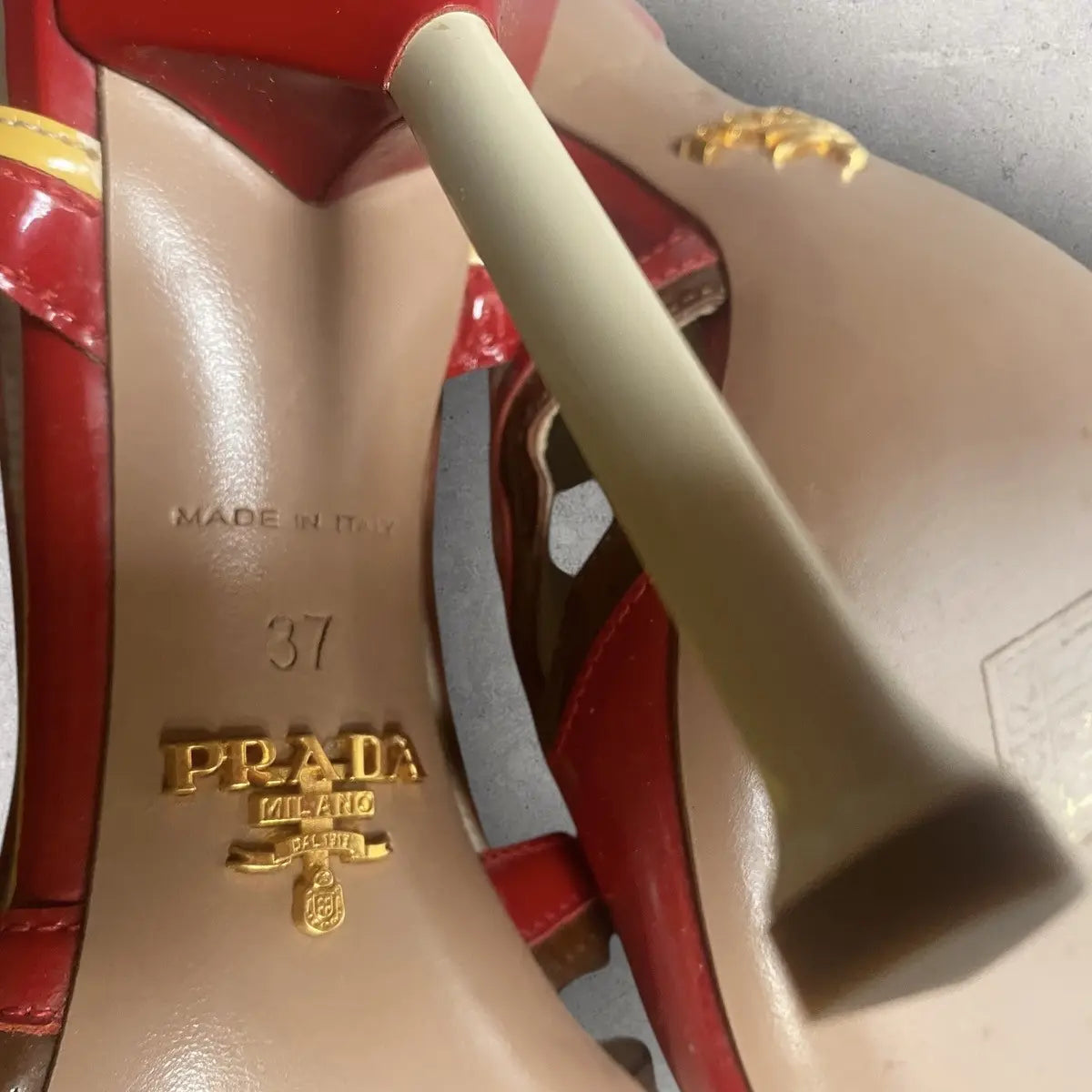 Prada - SS12 Red Patent Heels