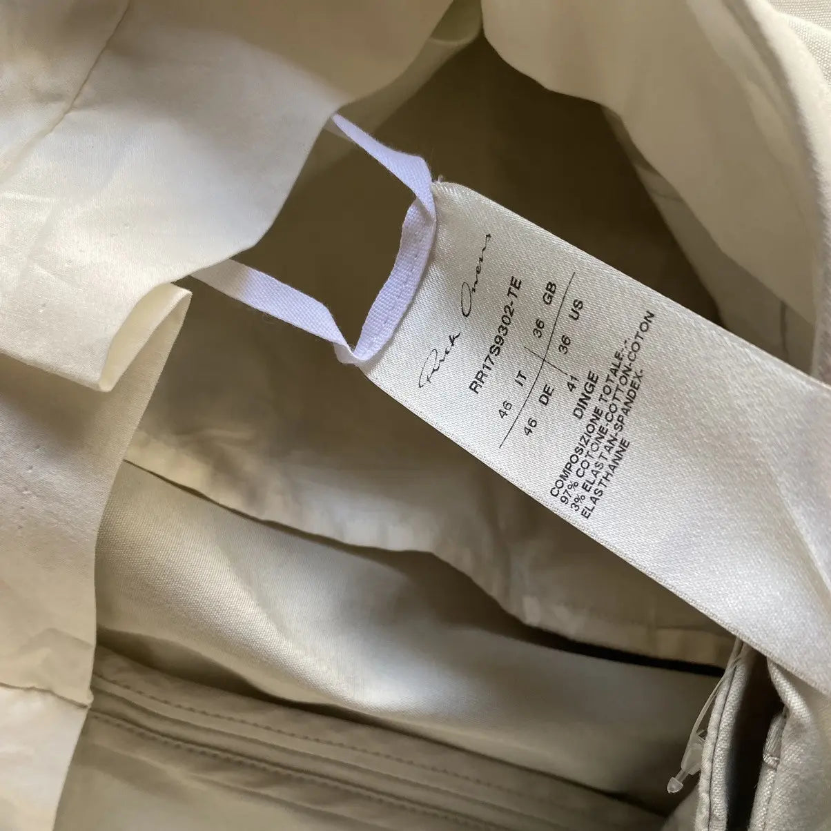 Rick Owens : SS17 Walrus “Bulldozer” Pants