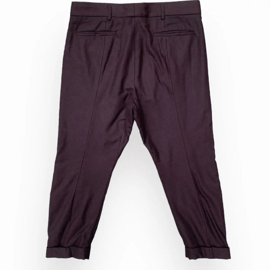 Haider Ackermann - Fleece/Cashmere Blend Drop Crotch Cropped Pants