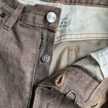 Maison Margiela - Margiela Brown Denim Anatomic Jeans