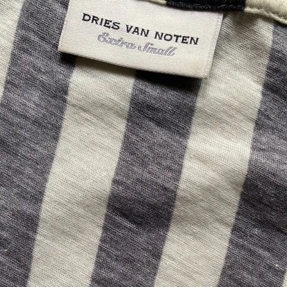 Dries Van Noten - Floral Stripes Tunic Blouse