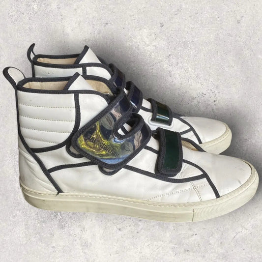 Raf Simons - AW10 Double Velcro High Top
