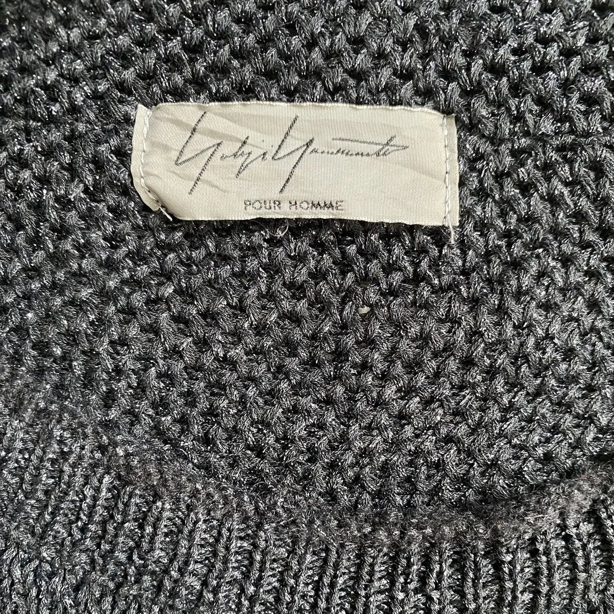 Yohji Yamamoto - YYPH Glitter Rayon Blend Knit Sweater