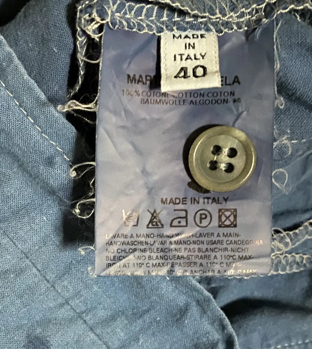 Maison Margiela - Artisanal AW2003 Inside out pants