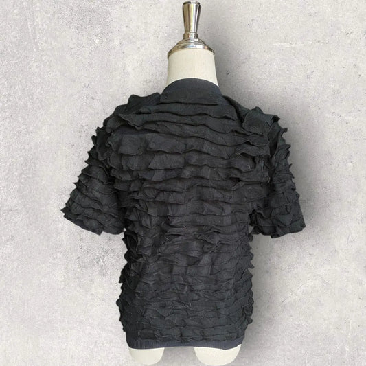 Comme des Garcons - Fall 2011 Frills Button Up Sweatshirt