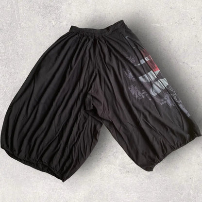 Yohji Yamamoto - Y’s Rayon Eiffel Tower Print Wide Leg Pants