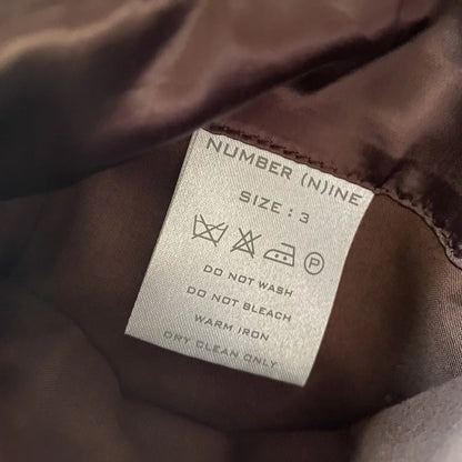 Number (N)ine - N(N) X Niedieck Velvet Blazer AW01 Standards