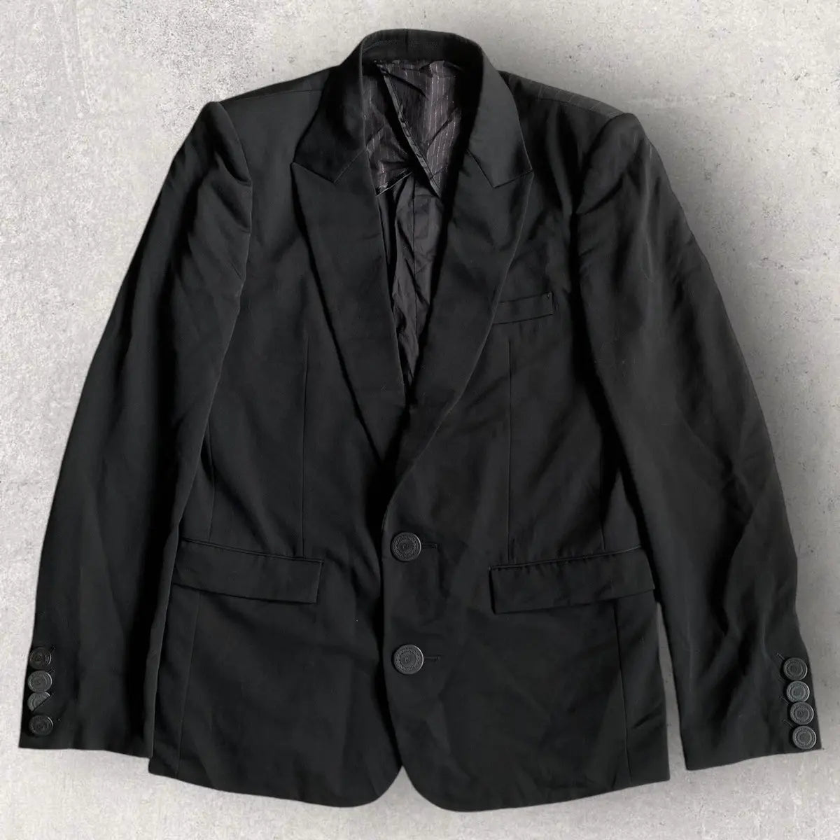 Number (N)ine : Wool Red Pinstriped back And Sleeves Blazer