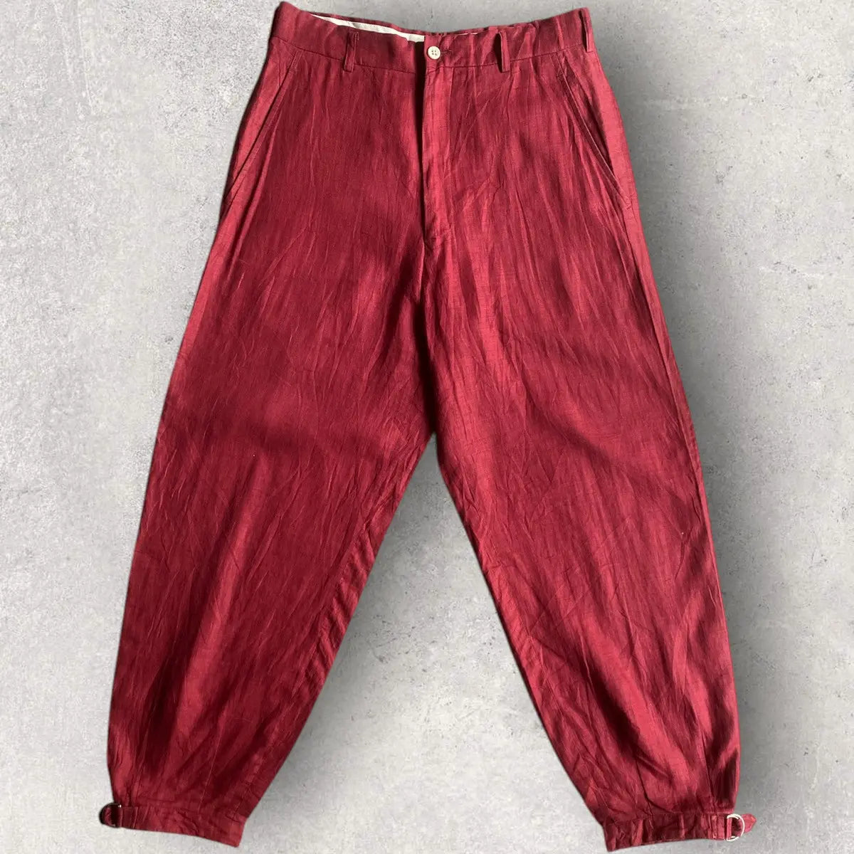 Comme des Garcons Homme Plus - Vintage SS89 Linen Cropped Pants