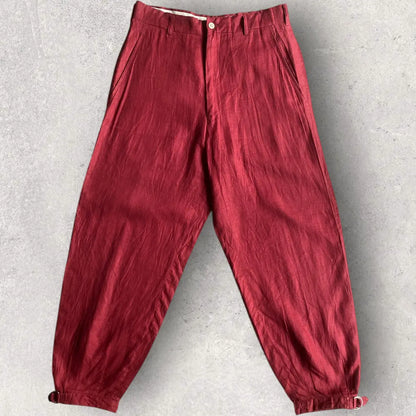 Comme des Garcons Homme Plus - Vintage SS89 Linen Cropped Pants