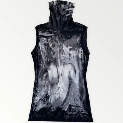 Jean Paul Gaultier - Vintage Mesh Turtleneck Top