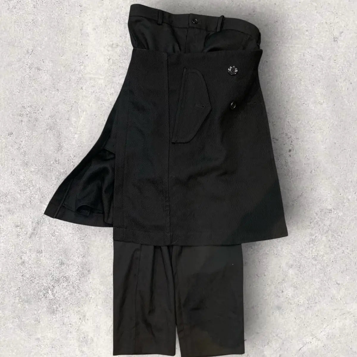 Comme des Garcons - Black CDG Skirt Wrap Pants