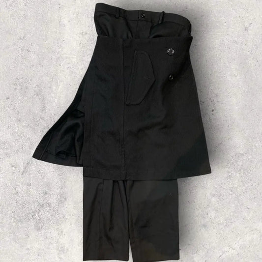 Comme des Garcons - Black CDG Skirt Wrap Pants