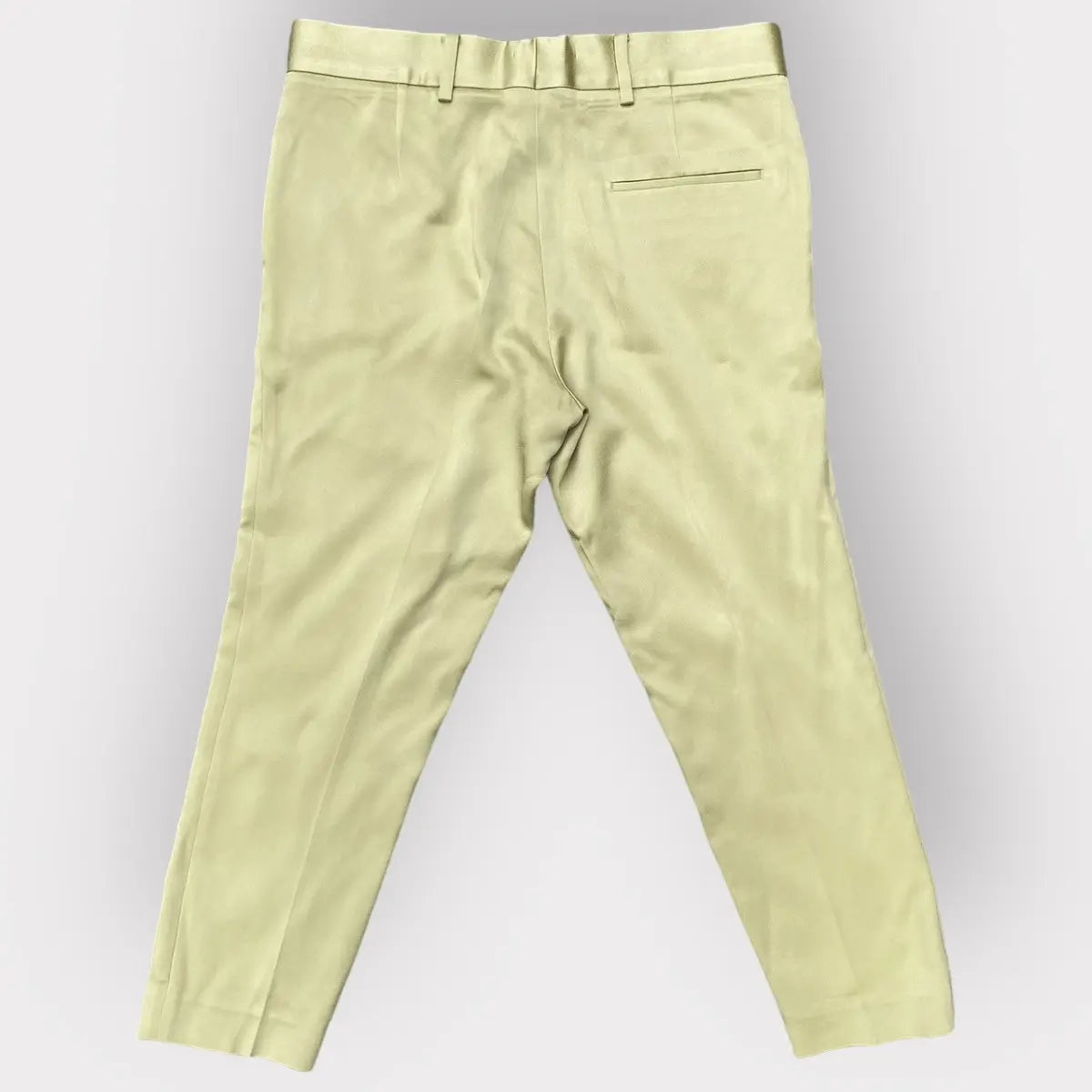 Haider Ackermann - Shiny Yellow Cropped Pants