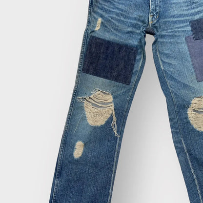 Number (N)ine : Runway Touch Me I’m Sick Patchwork Jeans