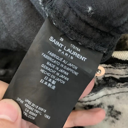 Saint Laurent Paris - SS16 “Surf Sound” Acid Wash Destroyed By Hedi Slimane