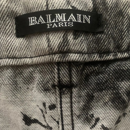 Balmain - SS11 Runway Acid Wash Biker Shorts Christophe Decarnin