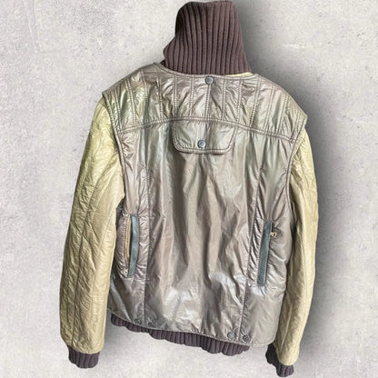 Dolce & Gabbana - AW04 2 in 1 Modular High Neck Down Vest Jacket