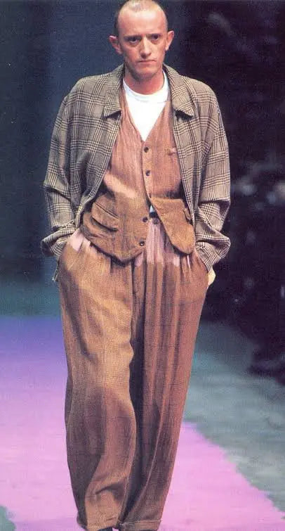 Comme des Garcons : Vintage aw93 Runway Elastic waist Dye Pants