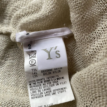 Yohji Yamamoto - Y’s Linen Blend Oversized Hoodie