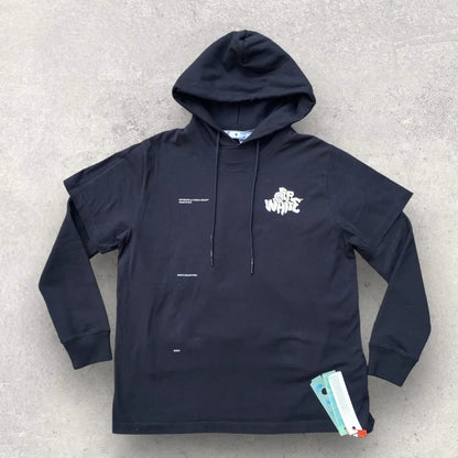 Off-White - Adam is Eve Oversize Layer Hoodie