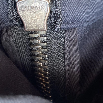 Balmain - SS18 Runway Side Tape Skinny Stretch Trousers