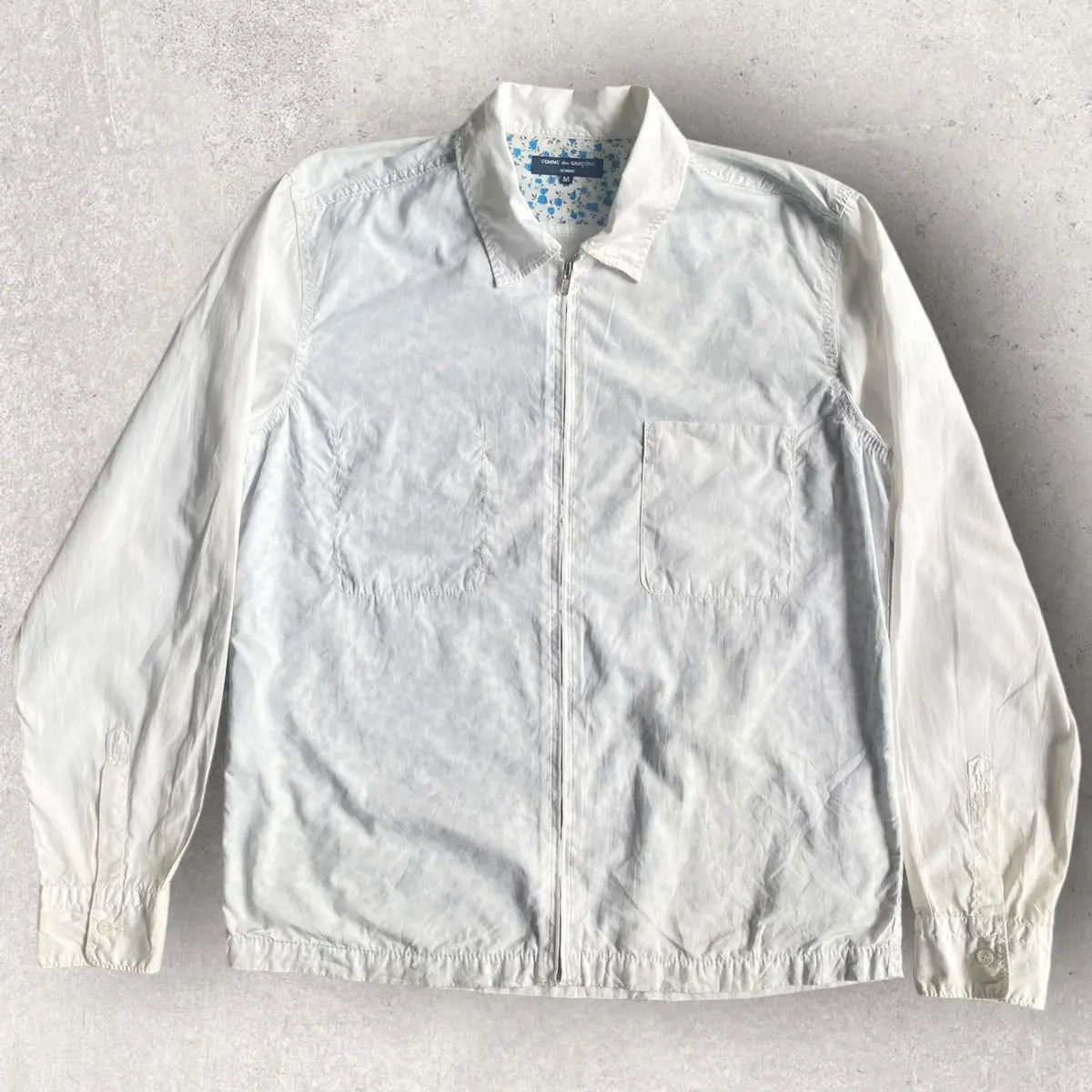Comme des Garcons - CDGH Zip Up Floral Layer Shirt