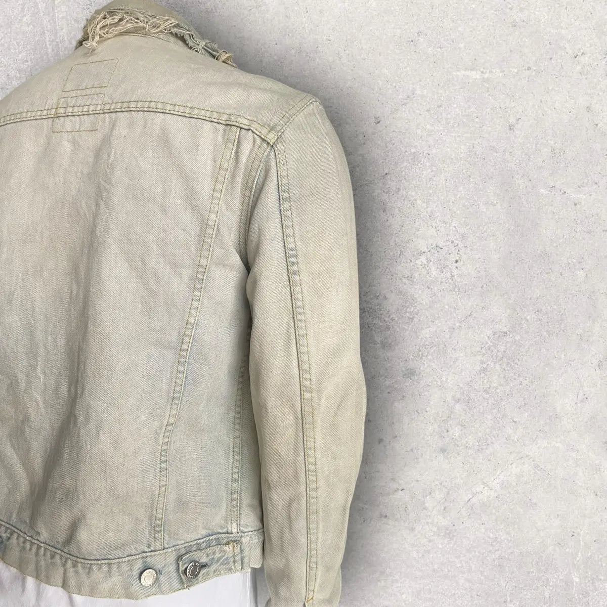 Helmut Lang - Vintage Broken Denim Slim Jacket Mid Wash