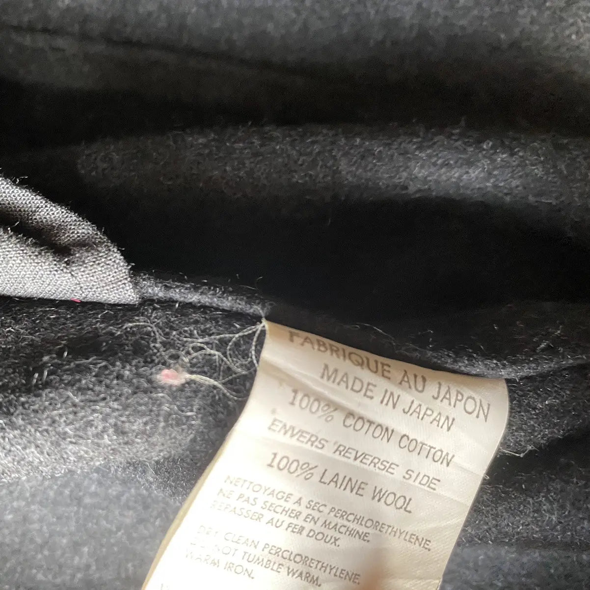 Yohji Yamamoto - Y’s Wool Lined Open Collar Jacket