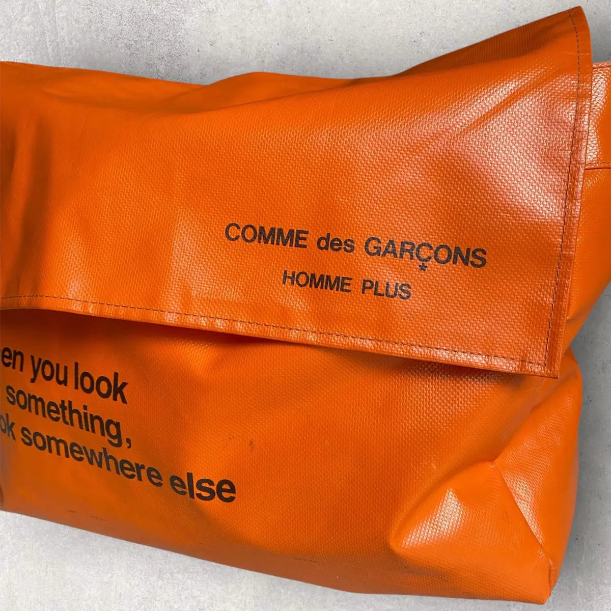 Comme des Garcons - Comme des Garcons Homme Plus  Orange PVC Crossbody Bag
