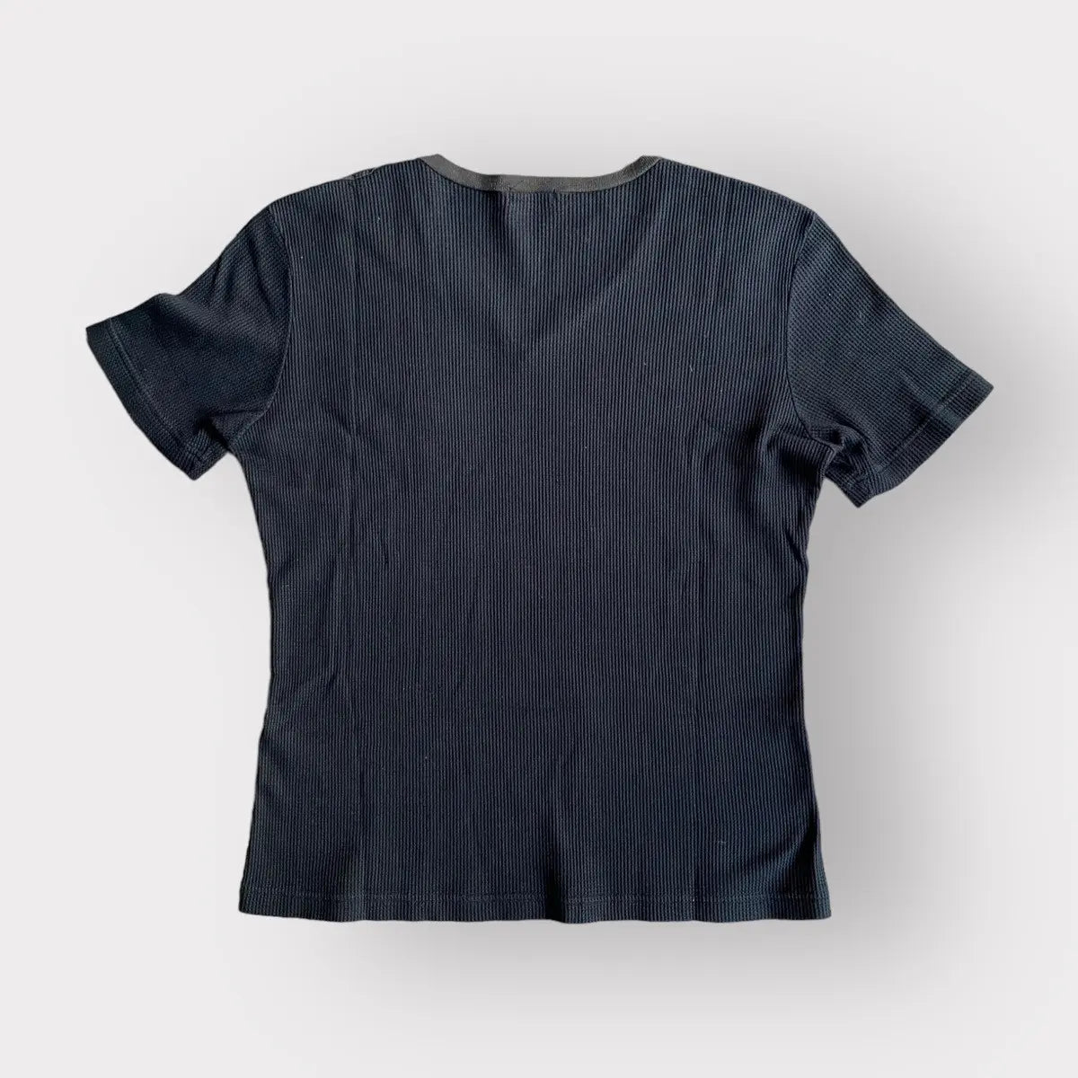 Helmut Lang - 1998 Archive Military Mesh V Neck T Shirt