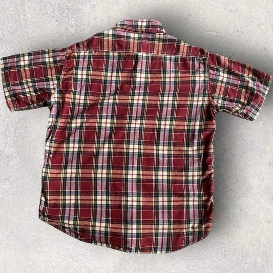 Junya Watanabe - 2005 Junya Watanabe Post O’Alls Plaid Shirt