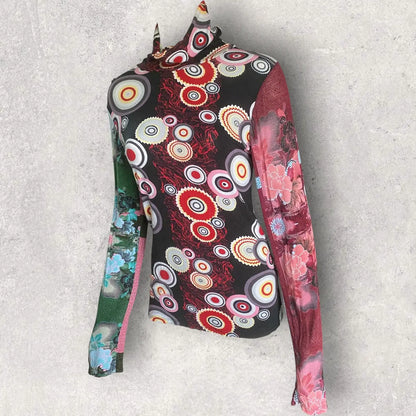 Gucci - Psychedelic Print Turtle Neck L/S