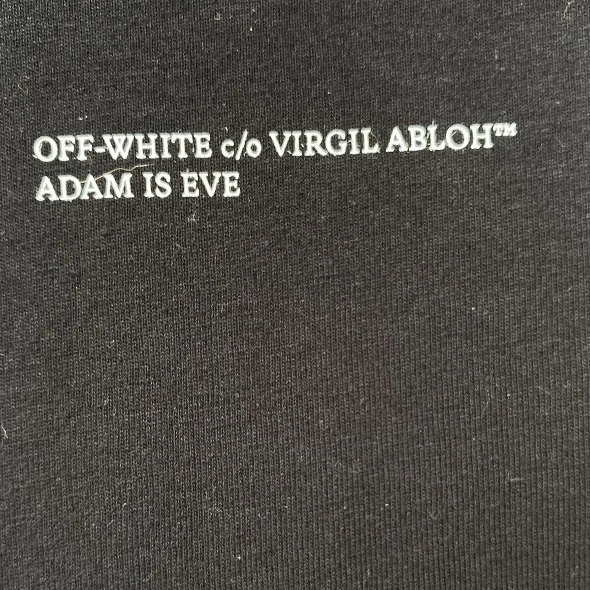Off-White - Adam is Eve Oversize Layer Hoodie