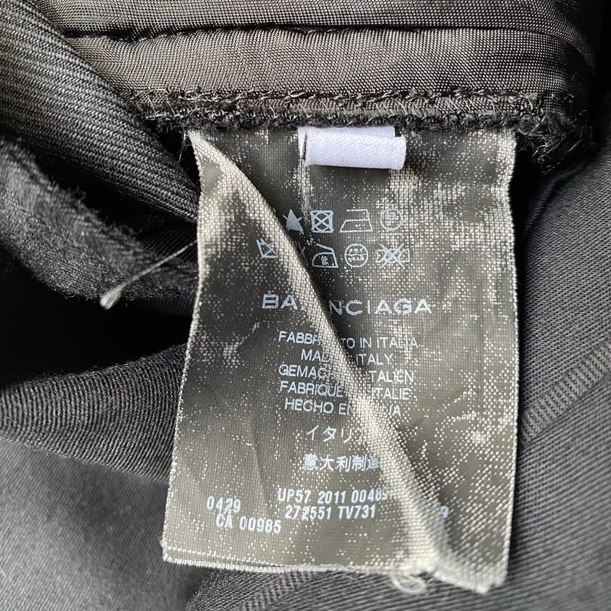 Balenciaga - Nicolas Ghesquière Archive Zip Details Woven Contrast Pants