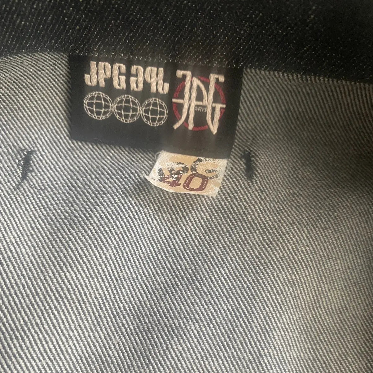 Jean Paul Gaultier - JPG Stretch Denim Wasp Waist Out seam Jacket