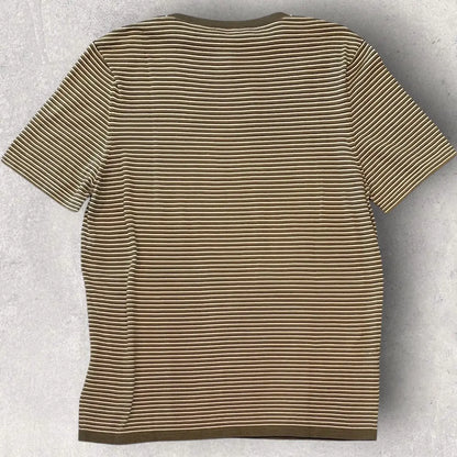 Hermes - Brown Stripe T Shirt