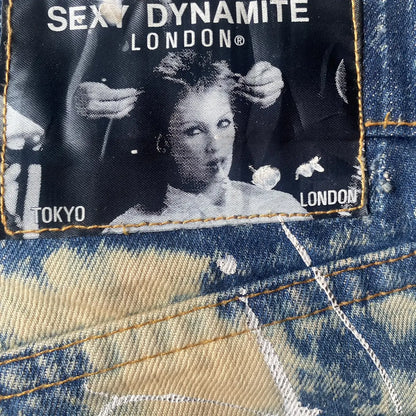 Sexy Dynamite London - Vintage 90’s Sexy Dynamite London Custom Jeans