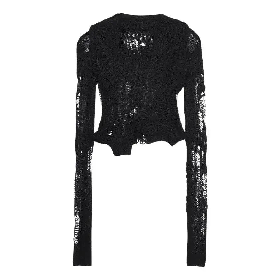 Rick Owens : SS20 “Fogachine” Mohair Spider Web Banana