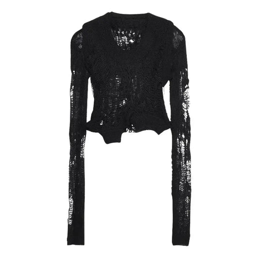 Rick Owens : SS20 “Fogachine” Mohair Spider Web Banana