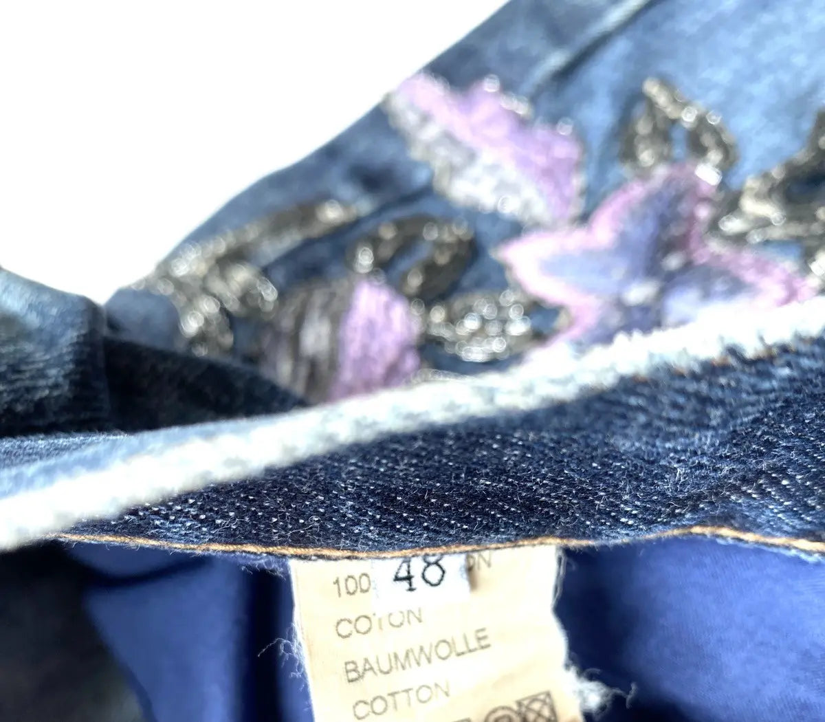 Gucci - Fall99 AD And Runway Floral Embroiled Denim