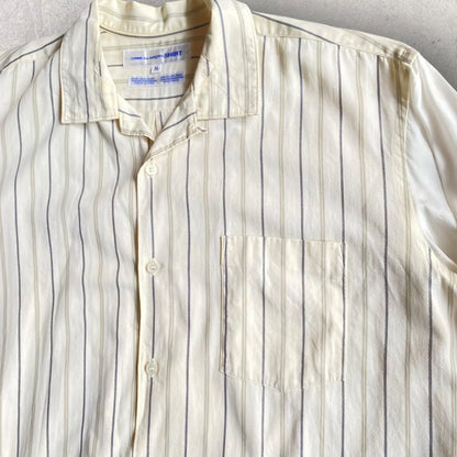 Comme des Garcons - Vintage 90’s Stripes Rayon Sleeve Oversize Shirt