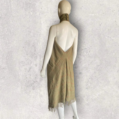 Alexander McQueen - Vintage Fall99 Runway Wool Plaid Frill Dress