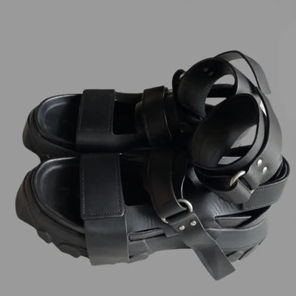 Rick Owens - SS20 “Tecuatl” Gladiator Tractor Sandal