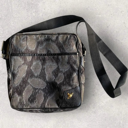 Vivienne Westwood - Black Jacquard Leopard Cross body Bag
