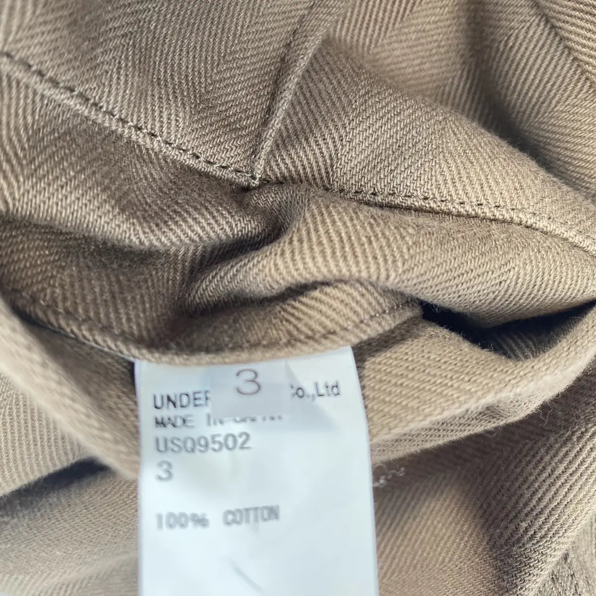The Shepherd Undercover - Herringbone Out seam Detail Pants by Hiroshi Fujiwara