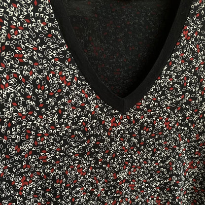Dior - SS08 Rhombus OVP Print V Neck