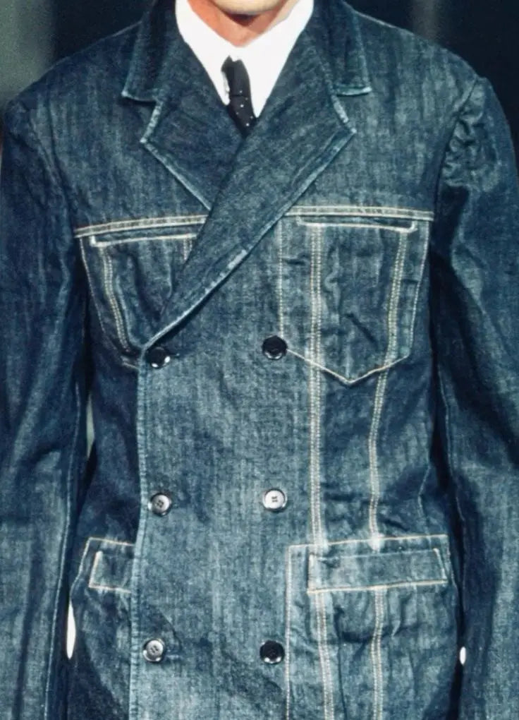 Yohji Yamamoto : SS02 Runway Double Breath Spotted Horse Collab