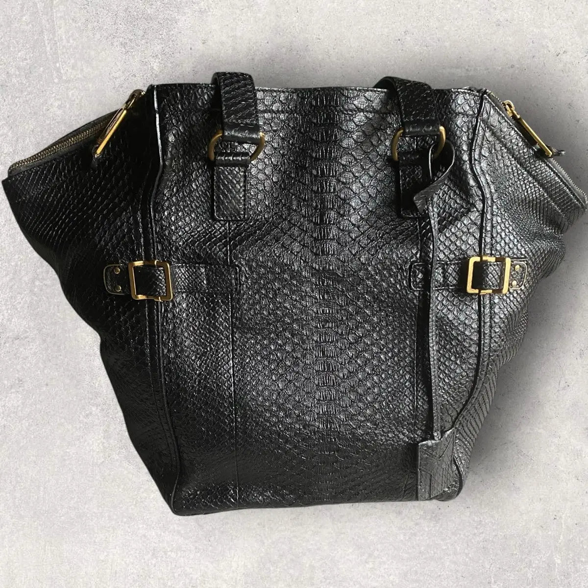 Yves Saint Laurent - YSL Python Leather Downtown Bag